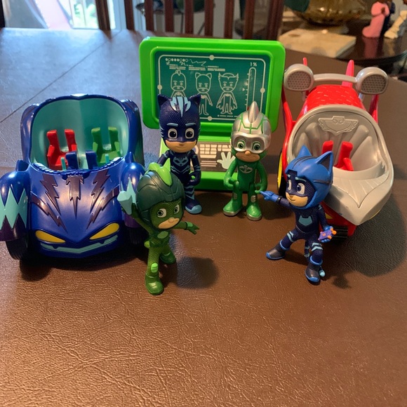 pj masks Toys Pj Masks Frog Box Eone 2 Vehicles Owl Glider Car